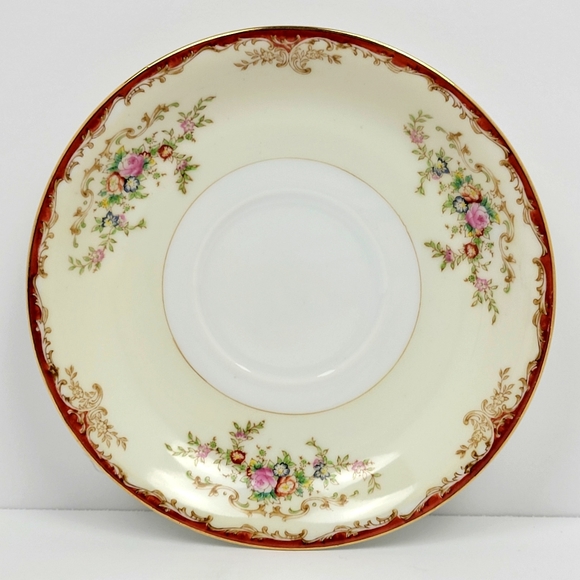 Vintage Meito China Hand Painted Japan Tea Cup & Saucer Floral Bouquet EUC - Picture 10 of 12